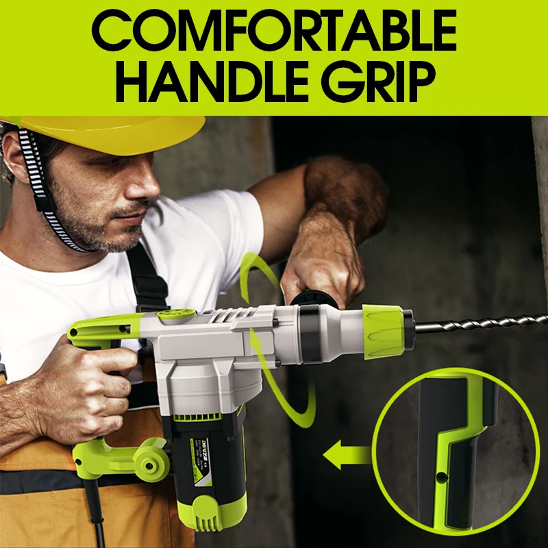 ZHIPU Electric Hammer/Pick/Drill Electric Screwdriver Power Tool Demolition Hammer 1200W