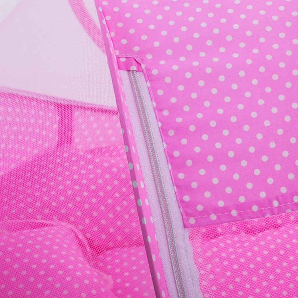 Portable Foldable Baby Infant Toddler Mosquito Bed Crib Mattress Pillow and Tent for Outdoor Indoor Travel