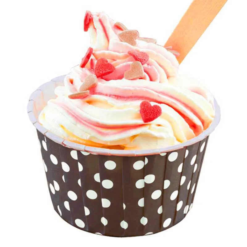 

New 100Pcs High Temperature Resistant Baking Cakes Dot Bead Cups Muffin Cupcake Paper Cups Cake Forms Cupcake Liner Baking 6.25