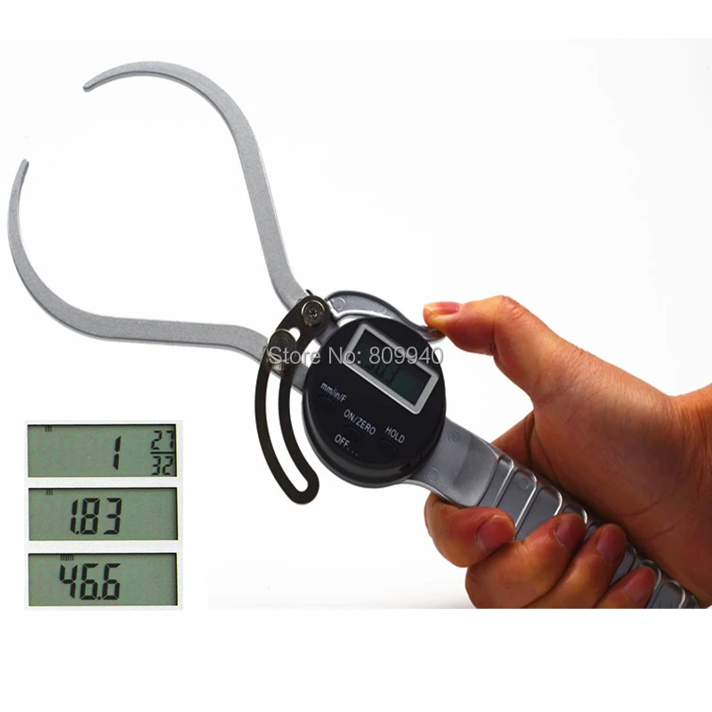 0150mm 6" Fraction Digital Outside Caliper With Handle Outside Od
