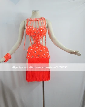 

Latin Dance Dress Women/Girls Dress For Dance Competition Dress For Dancing Roupa De Ginastica Vestido Baile Latino