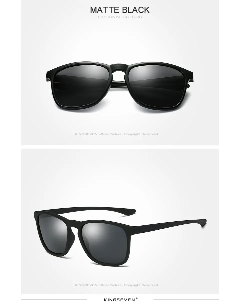 KINGSEVEN, поляризованные солнцезащитные очки для мужчин и женщин, солнцезащитные очки для рыбалки, вождения, брендовая дизайнерская оправа, Gafas De Sol N7916