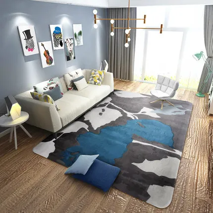Современный роскошный ковер, мягкая спальня, гостиная, креативный диван-кровать, прямоугольный напольный коврик