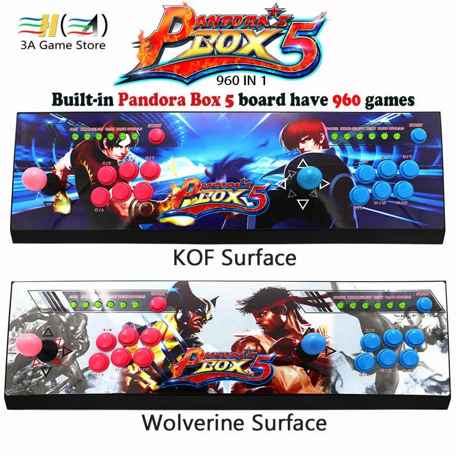 

Pandora box 5 960 in 1 games arcade joystick usb controller buttons zero delay pandora's box 5 960 games arcade consoles to tv