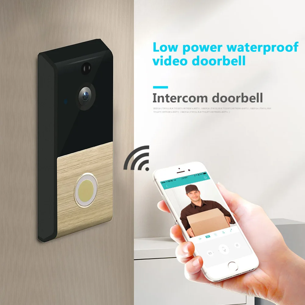 

Camera Wifi Video Intercom IP Doorbell Outdoor Battery PIR IP55 Waterproof Night Vision Door Phone LHY Sale