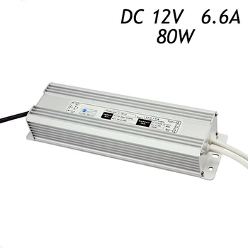 

10Pcs/lot 12V 6.6A 80W IP67 Waterproof Switch Switching Power Supply Driver for LED Strip AC220-240V To DC Transformers