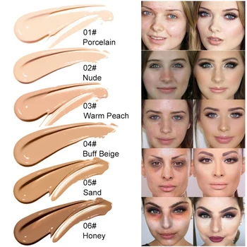 

Matte Waterproof long-lasting Oil Control Concealer Foundation Liquid Easy To Apply Makeup Natural Cosmetic