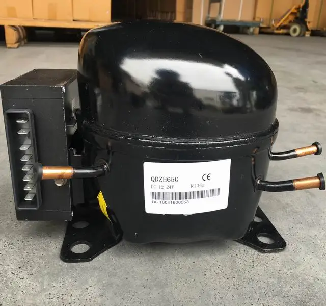 

qdzh65g 12v dc compressor with electric box for mobile fridg cooling chiiler