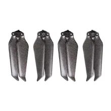 Para dji mavic 2 pro hélice de fibra carbono baixo ruído 8743f dobrável adereços hélice liberação rápida para mavic 2 zoom