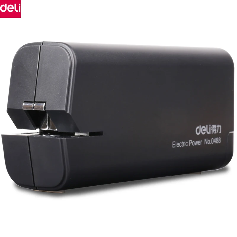 

Deli Electric Electricity Stapler Book Sewer Office School Supplies Stationery Geometric Office Stapler 120*60*35mm Dimension