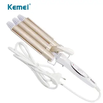 

Professional Curling Iron Ceramic Triple Barrel Hair Styler Hair Waver Styling Tools Hair Curling Tool