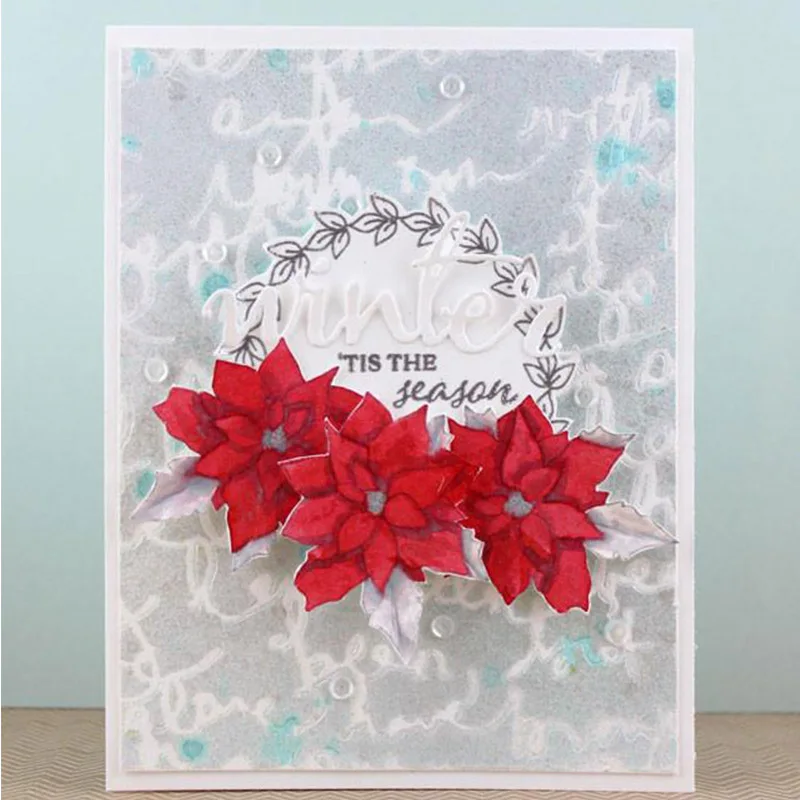 

Text Letter Background Stencil for DIY Scrapbooking Album DIY Paper Card Craft Fun Plastic Templates Decoation New 2019 6*6in
