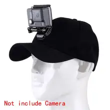 Новая мода бейсбольная кепка для GoPro действие держатель для камеры шляпа с j-крюком Пряжка крепление винт