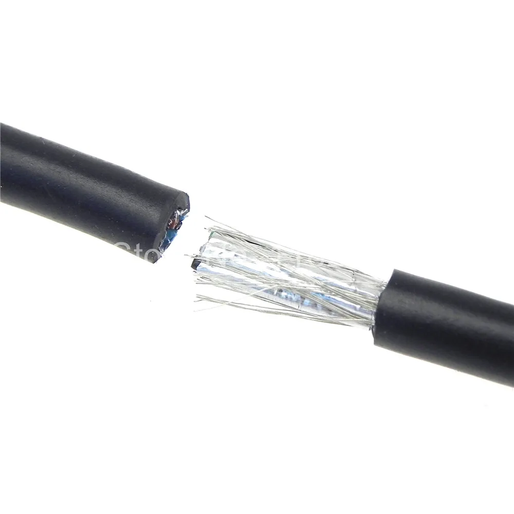 Высокое качество 1-20 metesr 8 core двойное экранирование кабель компьютерный кабель провод размер сердечника 26AWG Оловянная пластина медный кабель Тип 2464