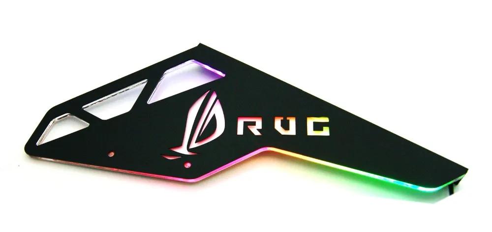 DIY RGB задняя панель чехол 5 в 3PIN RGB AURA светильник полый стиль для COUGAR Conquer PC