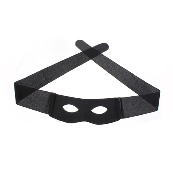 Eye Mask Costume Mask highwayman robber Fancy Dress Black Zorro Bandit