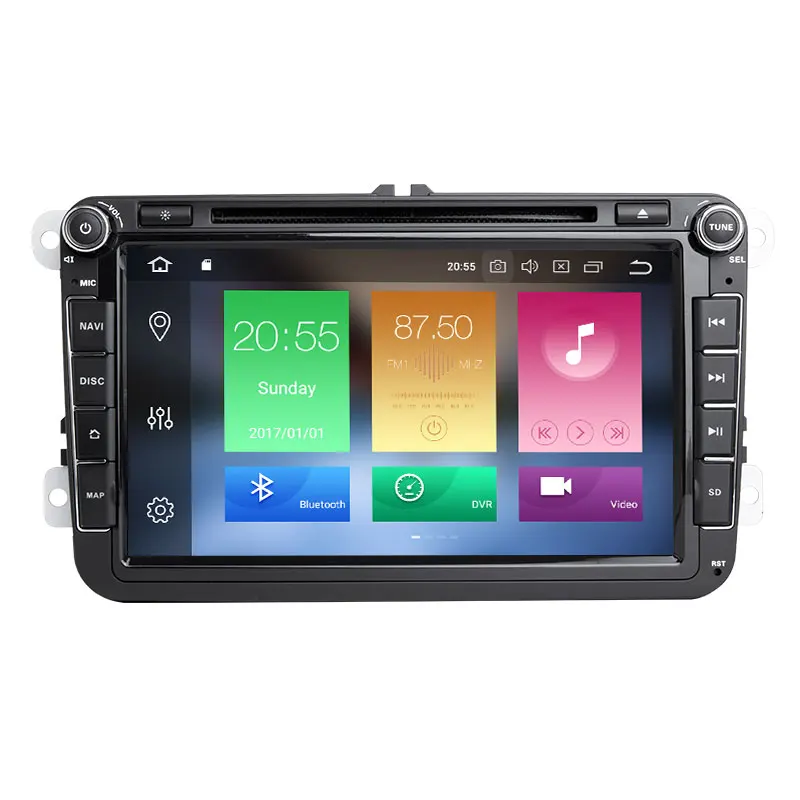 2 Din Android 8 0 Автомобильный DVD Радио GPS навигация для VW Passat B6 amarok volkswagen Skoda Octavia golf 5 6