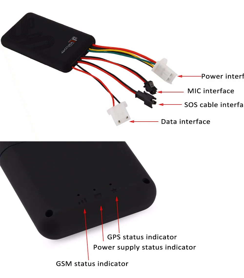 GT06 Мини Автомобильный gps трекер SMS GSM GPRS автомобиль онлайн система слежения монитор дистанционное управление сигнализация для мотоцикла локатор устройства