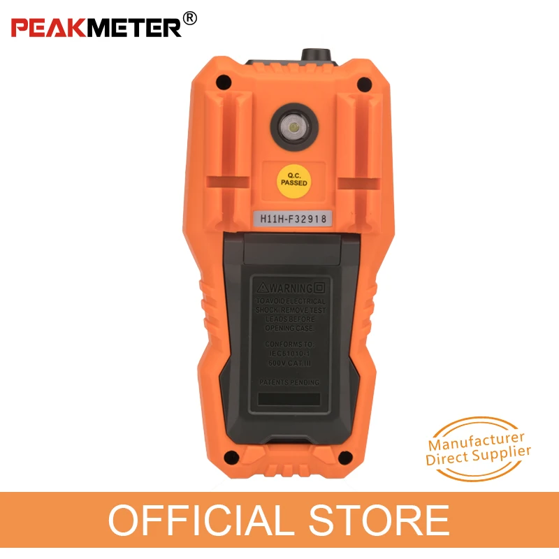 Умный Цифровой мультиметр PEAKMETER PM8247S Автоматический диапазон Профессиональный вольтметр с NCV частота подсветки тестер