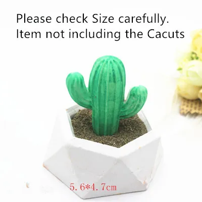 Handmade Silicone Mold Desktop Display Craft Concrete Planter Mould for Flower pot vase making Cement flowerpot maker