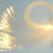 50 шт. 1,0 мм(D) PMMA Пластиковый волоконно-оптический кабель 2 м(L) Светодиодный драйвер двигателя звезда Подвесная лампа на потолок бар DIY небо деко-конец свечение