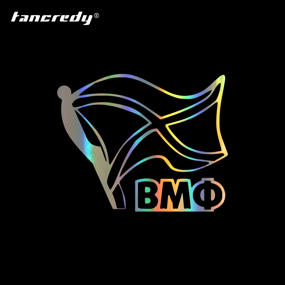 Tangcredy автомобильные наклейки и темно синий Vmf флаг автомобильный бампер Стайлинг