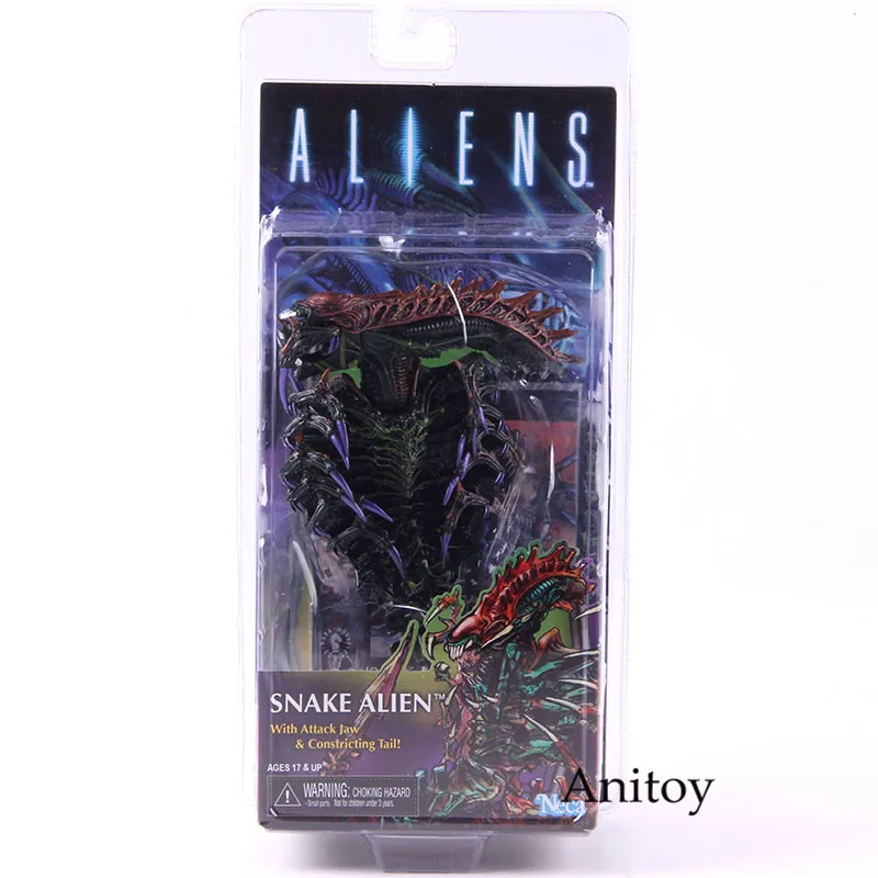 Инопланетянин NECA против Хищника Apone Скорпион инопланетянин змея инопланетянин фигурка ПВХ Коллекционная модель игрушки - Цвет: snake alien
