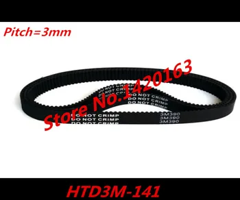 

4pcs HTD3M-141 47 teeth HTD3M Closed Timing Belt width 10mm, Length 141mm for laser engraving CNC machines