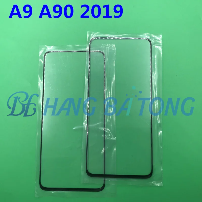 Оригинальное стекло для Samsung Galaxy A9 A90 10 шт./лот ЖК дисплей внешняя сенсорная панель