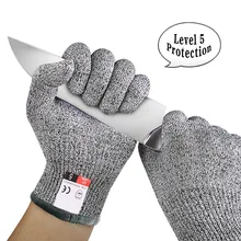 Anti-cut Gloves Safety Cut Proof Stab Resistant Stainless Steel Wire Metal Mesh Kitchen Butcher Cut-Resistant Safety Gloves