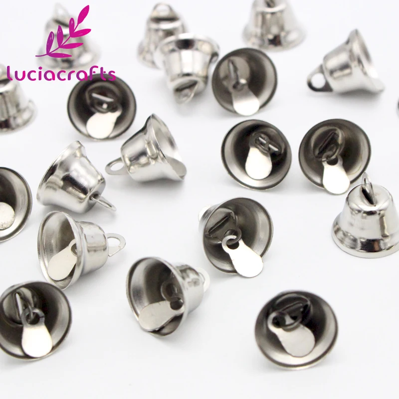 Lucia crafts 12 мм Jingle маленькие металлические колокольчики для рождественской елки