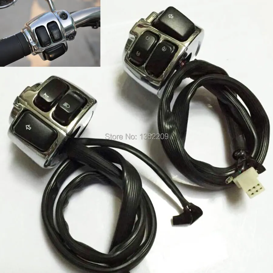 Aliexpress.com : Buy Pair Chrome Motorcycle 1" Handlebar Control