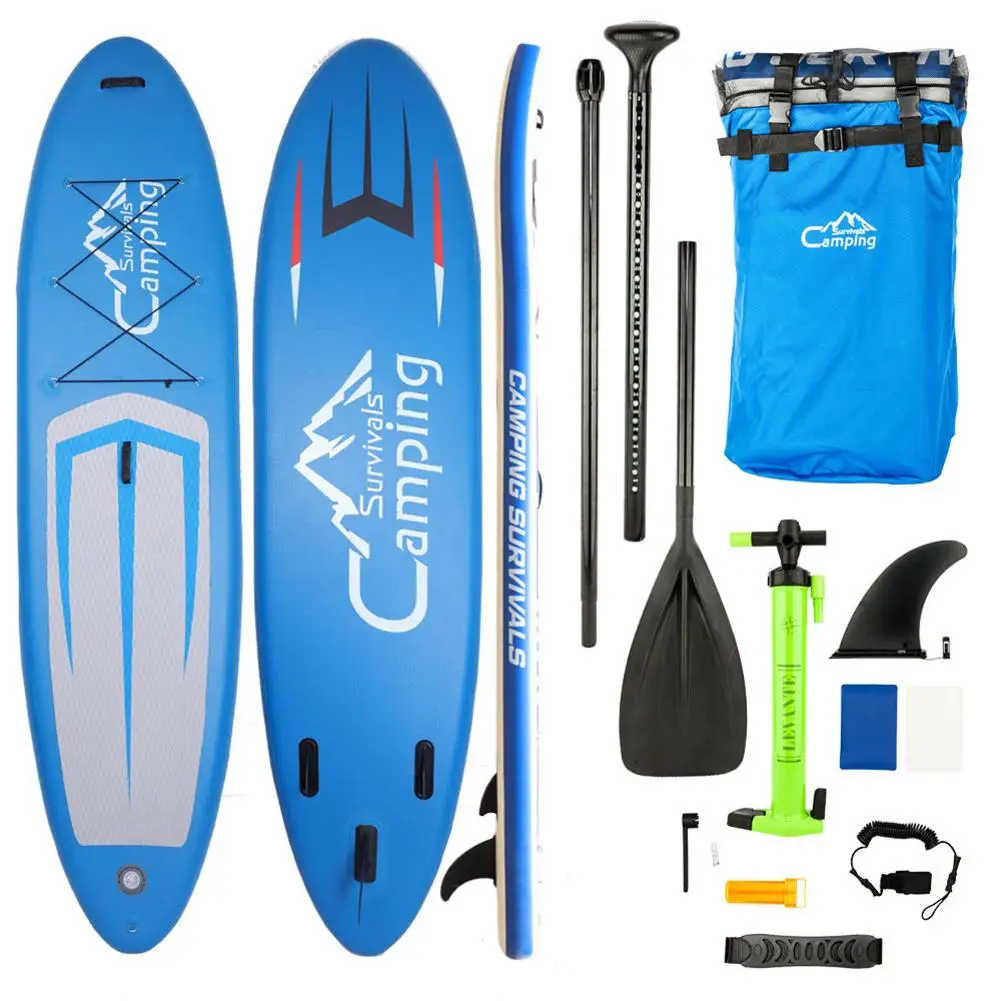 

11' Adult Inflatable SUP Board Stand Up Paddle Surfboard Kayak Surf Set