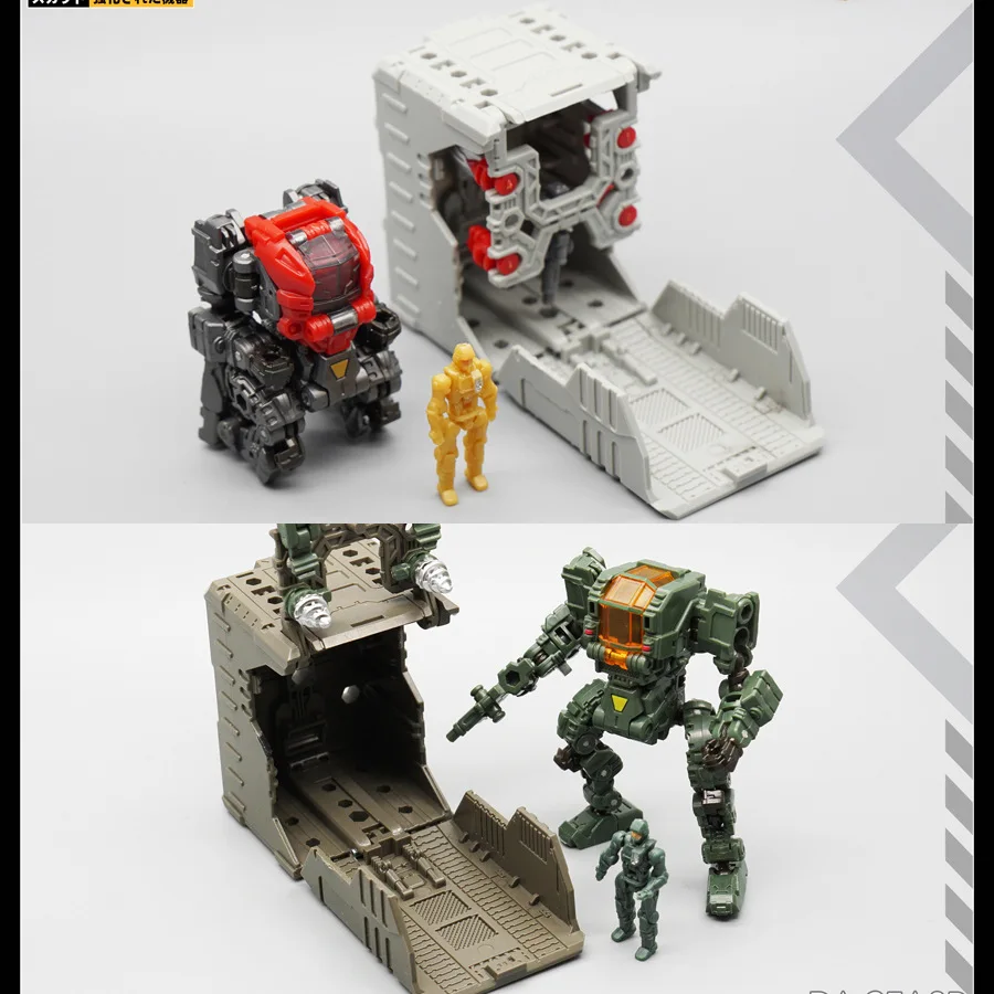 

MFT Transformation Diaclone Diakron DA25A&B Green And Red Diaclone Powered-Suit Lost Planet Seriesaction Figure Robot Toy