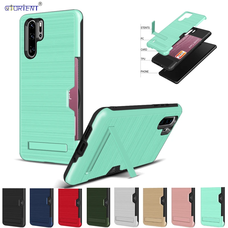 Чехол для телефона Huawei P30 Pro Hybrid Armor OG L09 VOG L29 держатель карт чехол бампер PRO