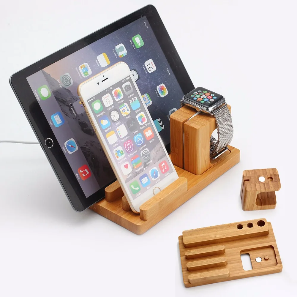 

3 in 1 Safety Sync Date Battery desktop dock fast charger holder for iPhone 5 5s 5c 6 6s 6plus 6splus applewatch pad