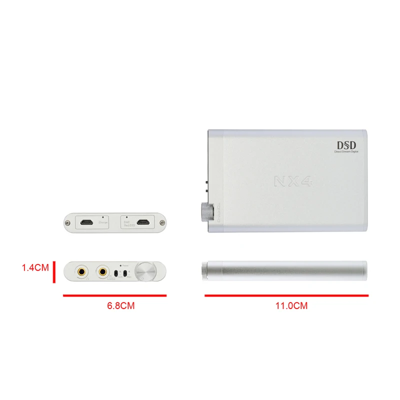 Topping NX4DSD ES9038Q2M USB DAC DSD AMP Portable Decoder Headphone Amplifier XMOS XU208 NX4 DSD