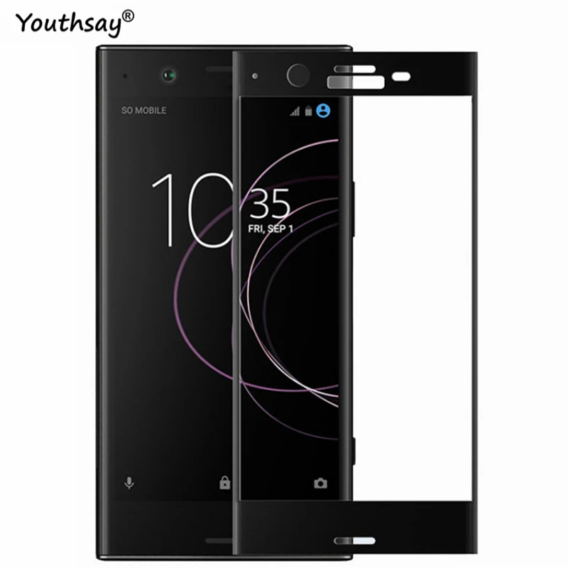 Прозрачное стекло для Sony xz1. Защитное стекло xperia