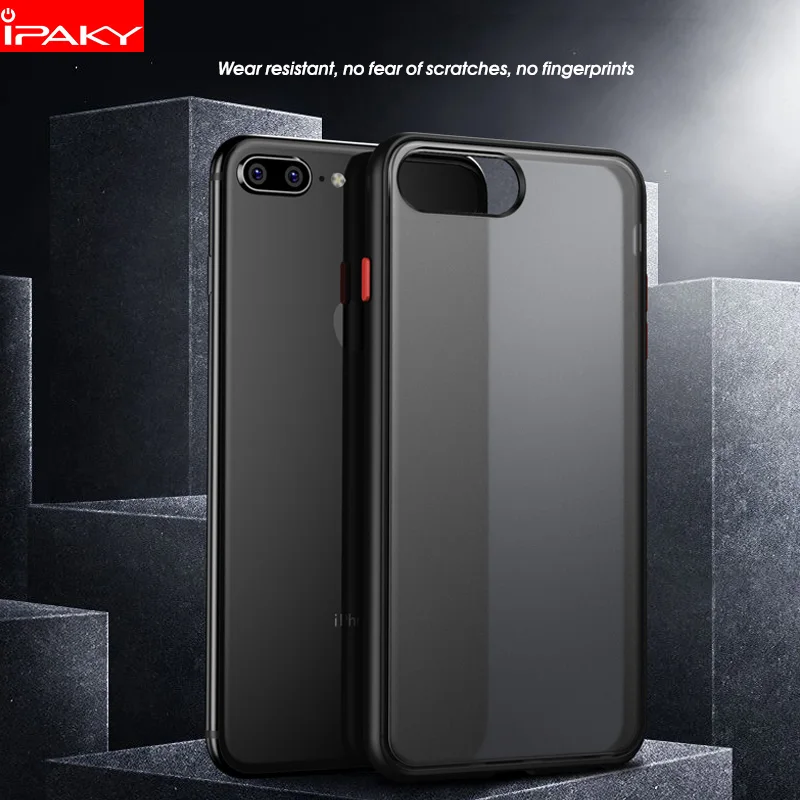 Чехол для iPhone 8 7 Plus Magic Shadow IPAKY 6 6s цветные кнопки мягкий бампер ударопрочный чехол