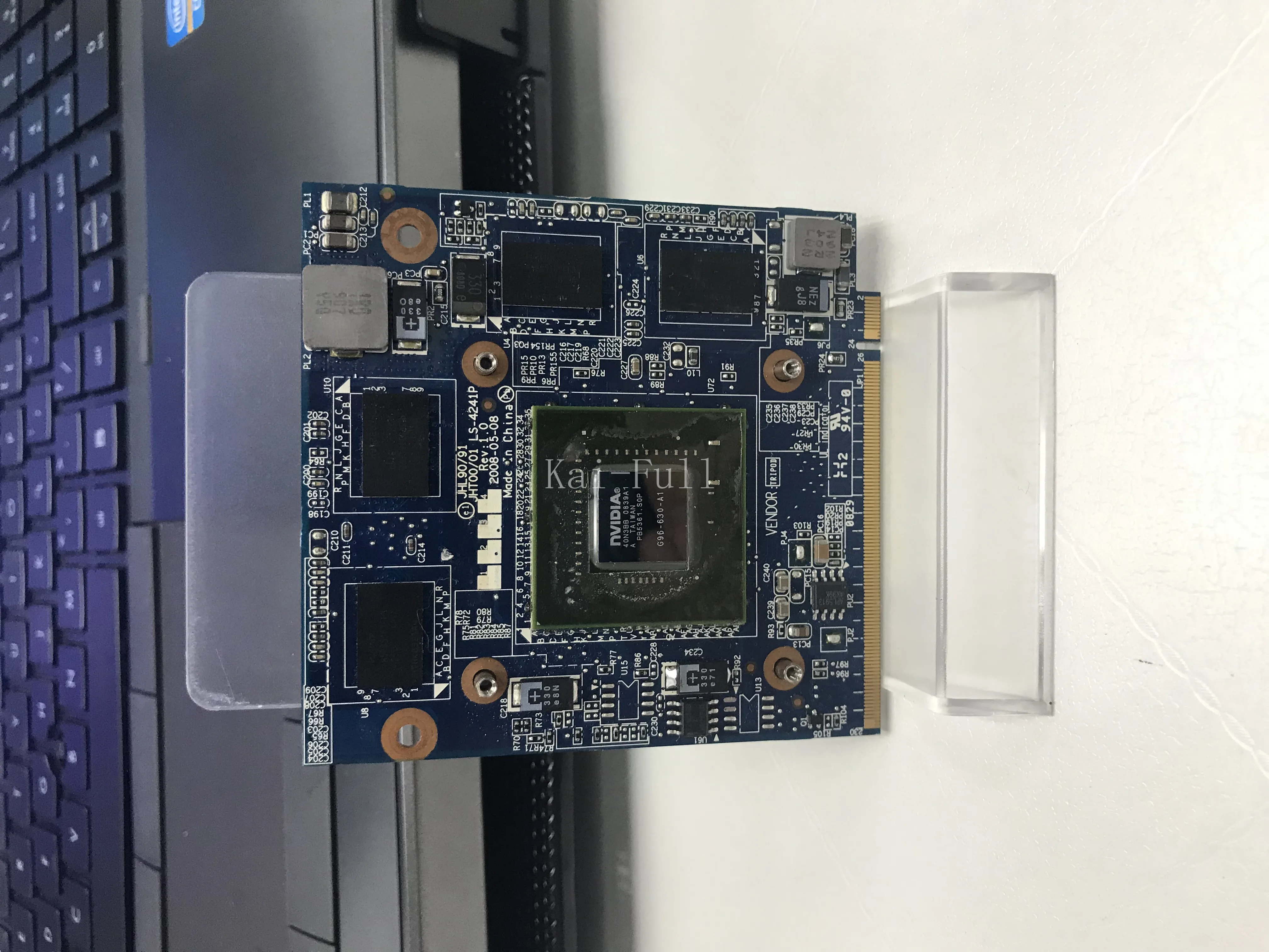 

100% working for compal JHL90 JHL91 HL90 G96-630-A1 LS-4241P 4559PW30L01 Graphics VGA Video Card Board for laptop