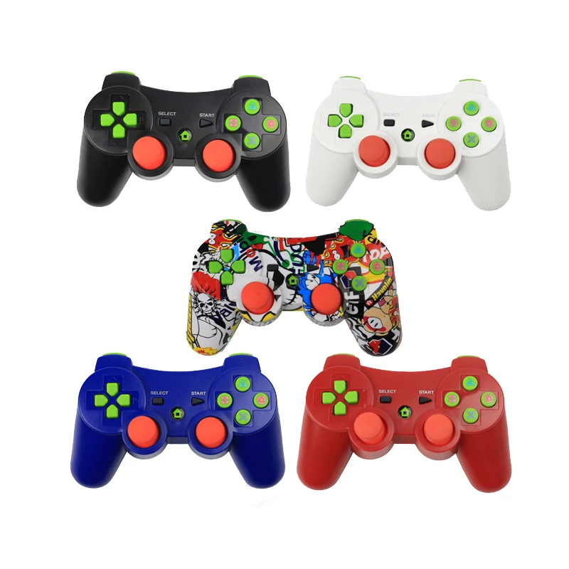 

Bluetooth Wireless Controller Gamepad For PS3 Dual Vibration Joystick For Sony Playstation 3 Multi-color Joypad