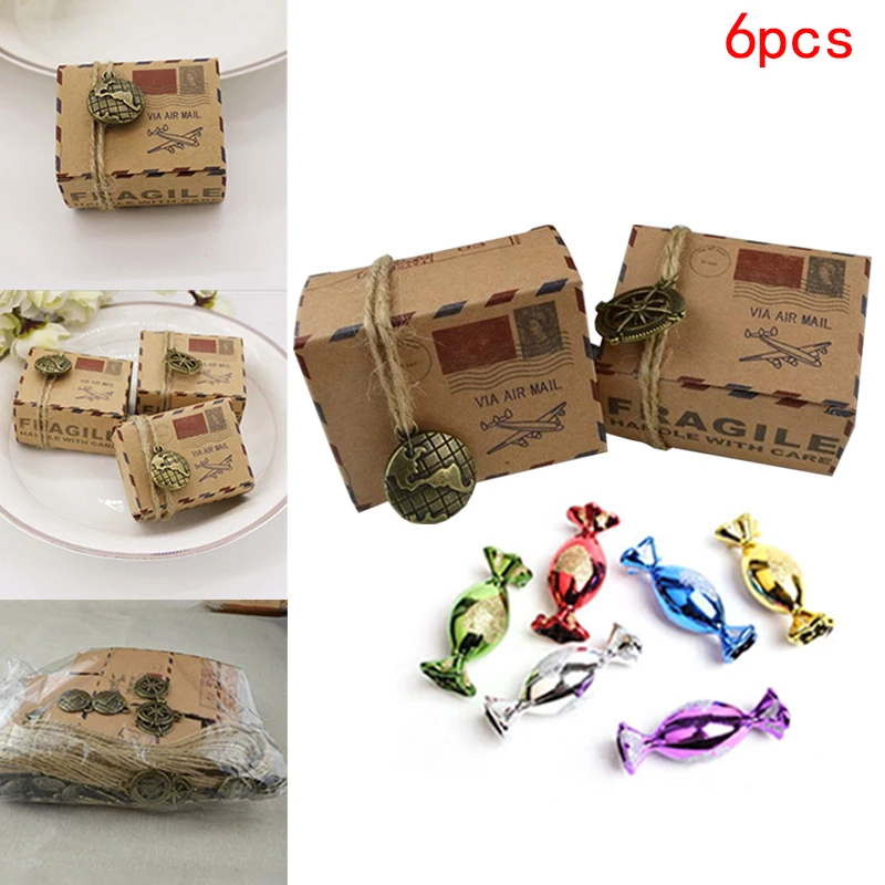 

Candy Box Birthday Portable Kraft Decoration Covers Cute