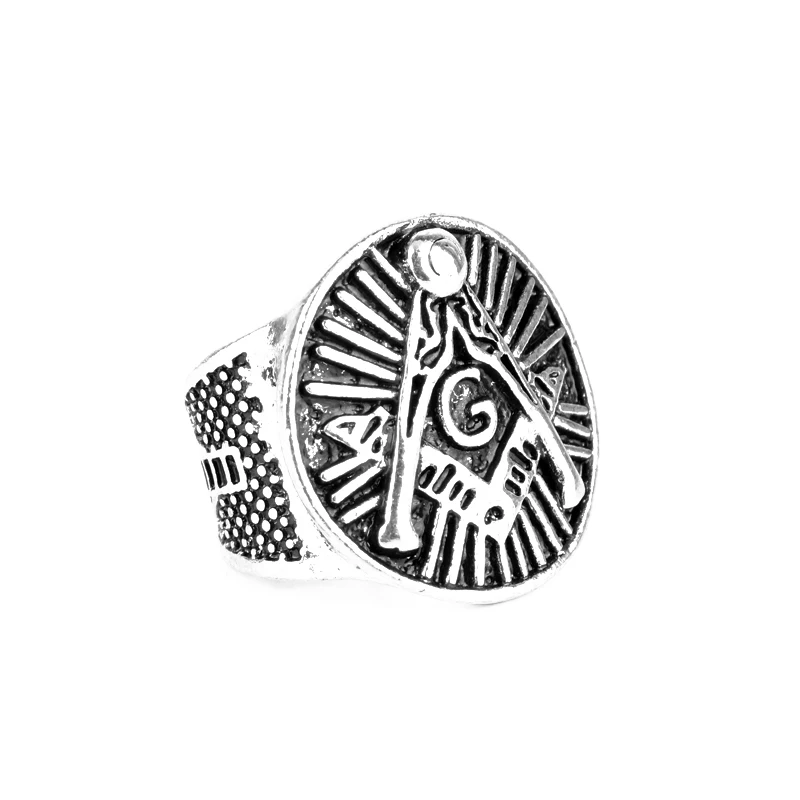 

Vintage Charm Mason Freemason Masonic Rings For Men Women Punk Jewelry
