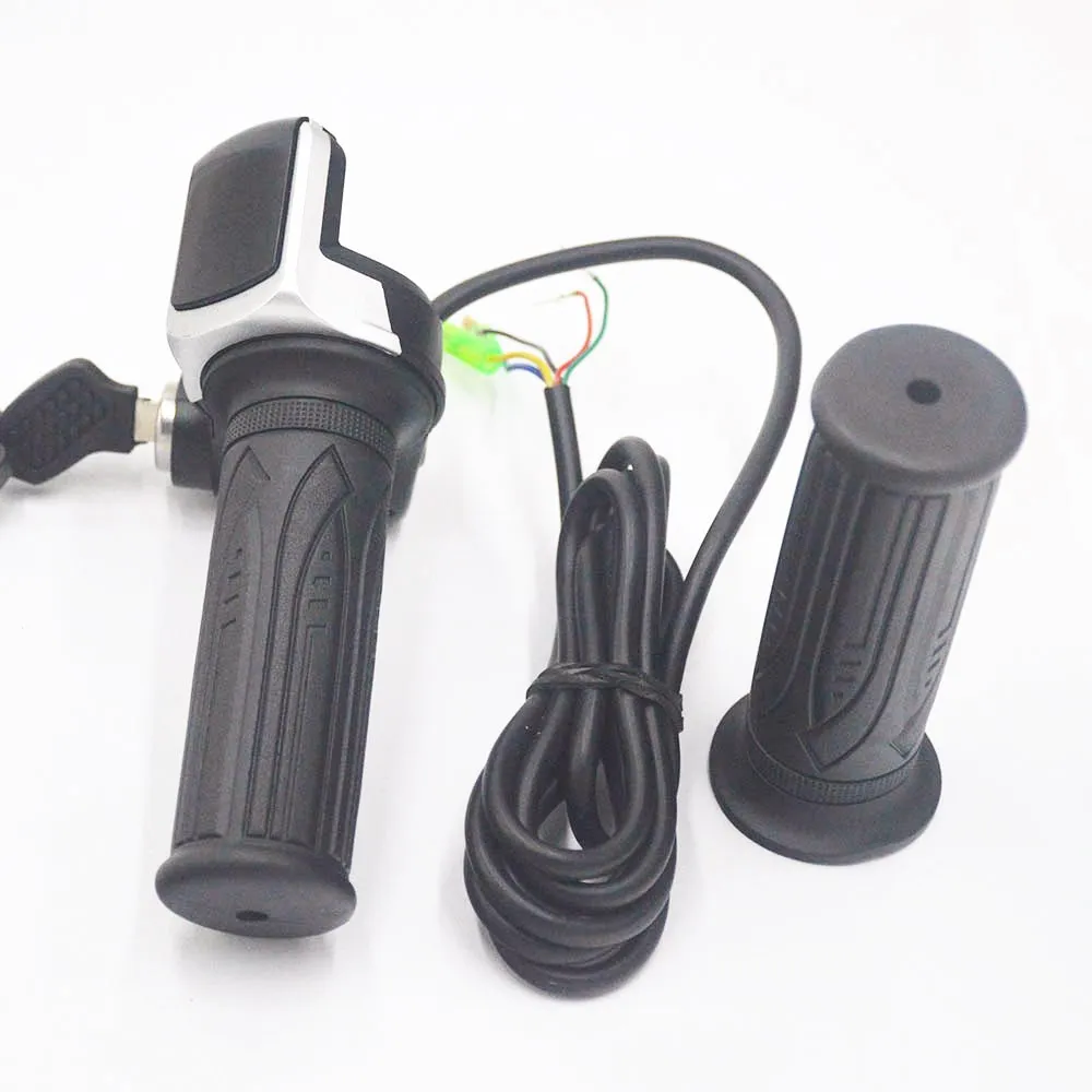 24V 36V 48V electric Bike Twist Throttle With LCD Battery Display Speed