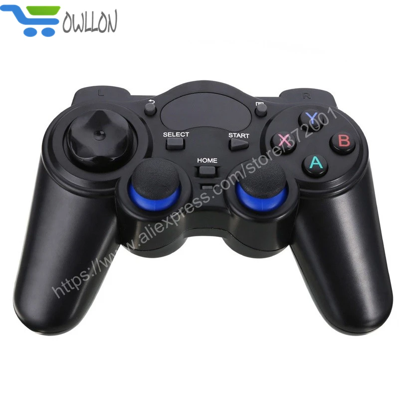 

OWLLON NEW Wireless Gaming Joypad Controller 2.4GHz Gamepad With Micro USB OTG Converter Adapter for Android Pad TV Box