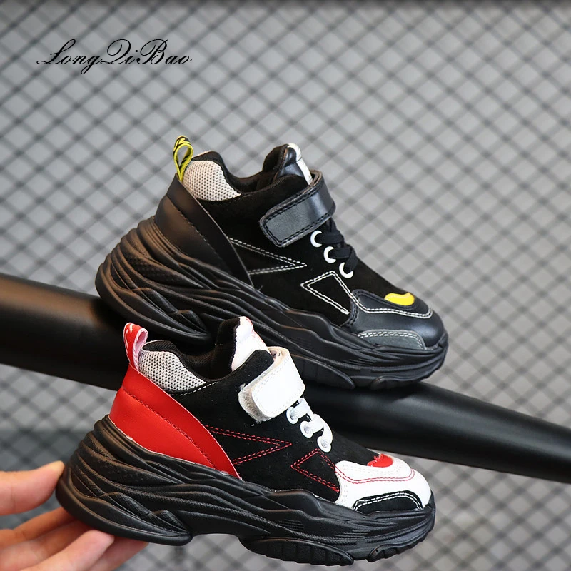 

Children's sports shoes 2018 autumn children's shoes boys leather travel shoes outdoor running shoes big children