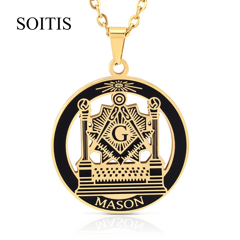 SOITIS Free mason хип хоп Подвески из нержавеющей стали в стиле милого мастера|pendant