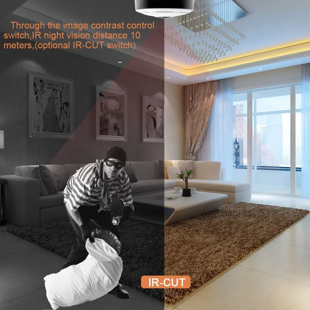 Kruiqi Home Security IP Camera 960P Wireless Smart WiFi Camera WI-FI Audio Record Surveillance Baby Monitor HD Mini CCTV Camera