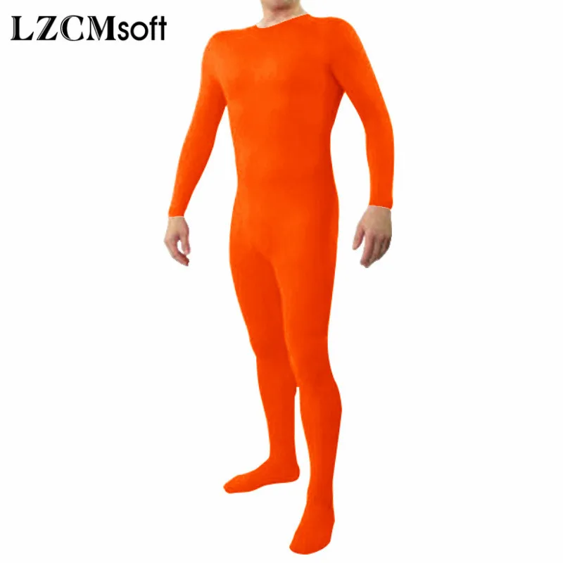 LZCMsoft цельный костюм из лайкры с вырезом лодочкой для мужчин без капюшона, облегающий костюм из спандекса, облегающий костюм для косплея