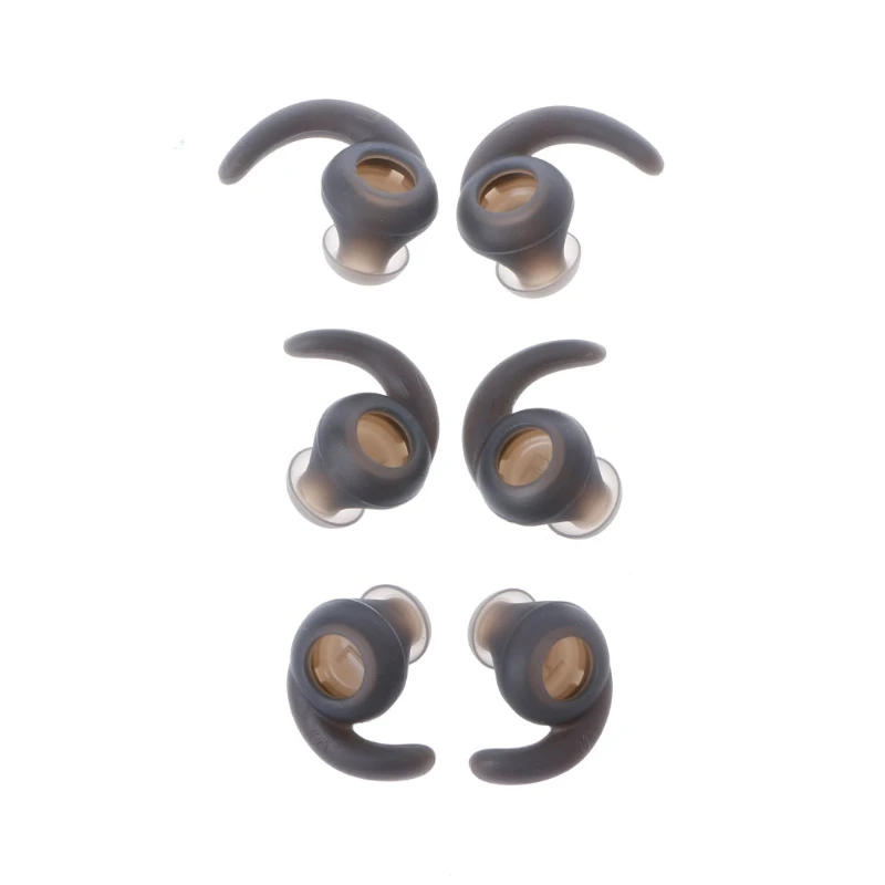 New 6 Pcs Silicone Ear Tip Earbud For JBL Synchros Reflect BT Mini BT Bluetooth Headphone